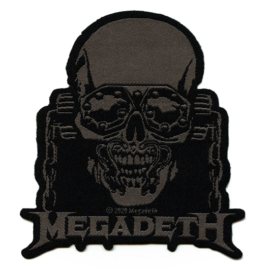 Megadeth Vic Rattlehead Cut Out Patch Heavy Metal Band Woven Iron On