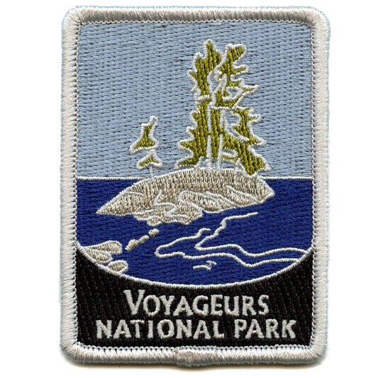 Voyageurs National Park Patch Travel Collectible Souvenir Embroidered Iron on