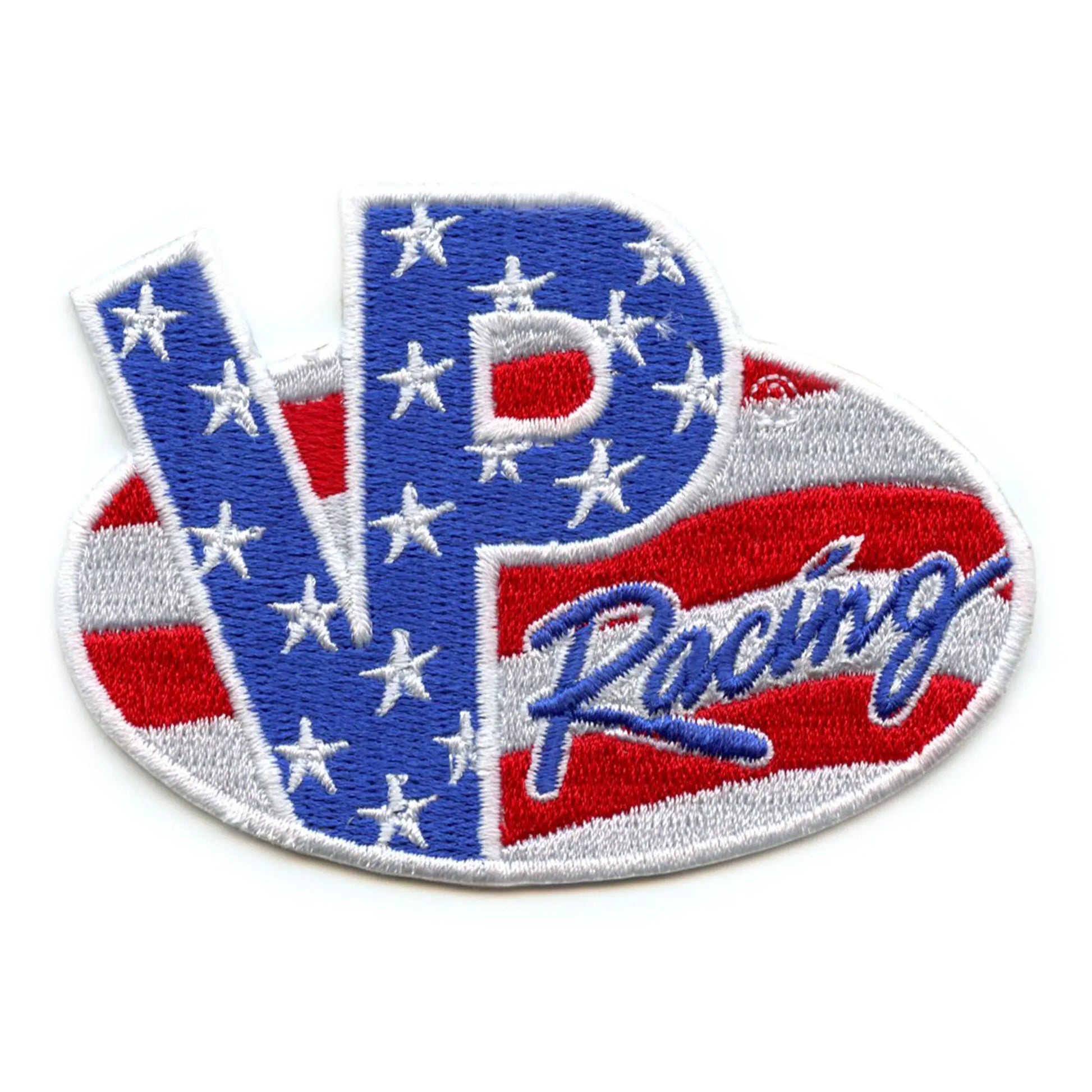 VP Racing Patriotic Patch Fuel Octane Race Embroidered Iron On