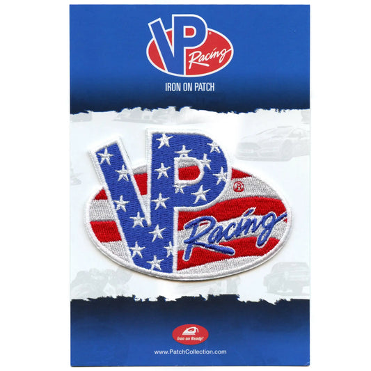 VP Racing Patriotic Patch Fuel Octane Race Embroidered Iron On