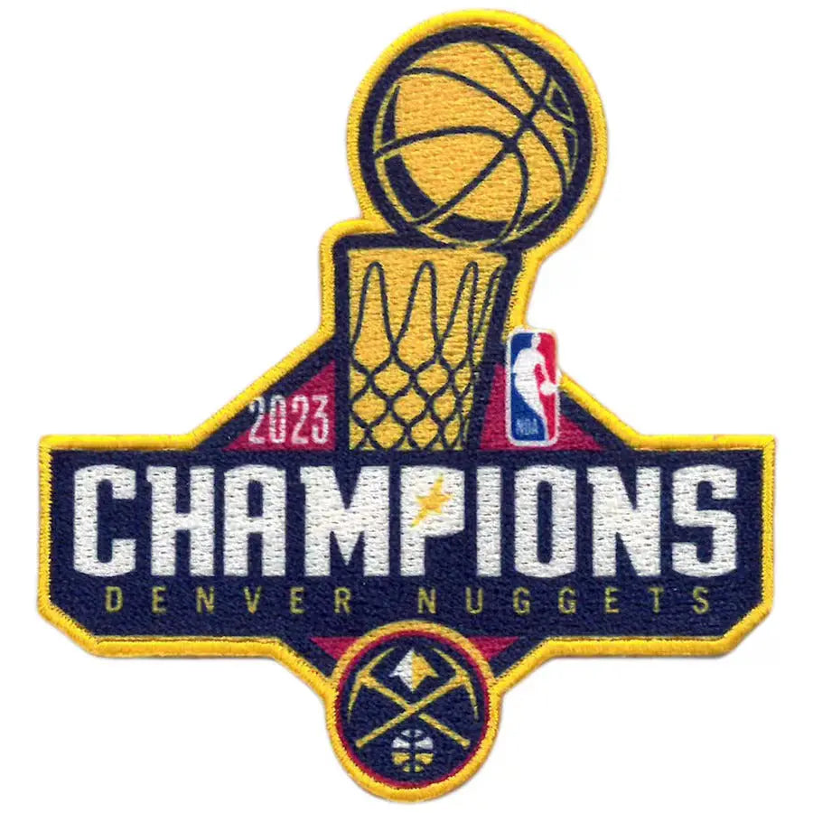 Denver Nuggets Mahogany 2023 NBA Finals Champions Logo Basketball Display  Case