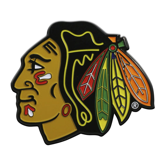 Chicago Blackhawks Solid Metal Color Emblem 