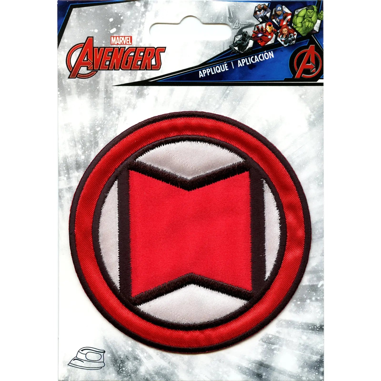 Marvel Avengers Black Widow Logo Iron on Applique Patch 