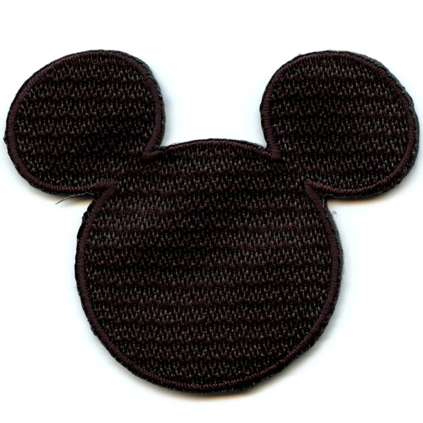 Iron on Patches MICKEY MOUSE XL mickey Standing Disney Black 20x15cm  Application Embroided Badges 