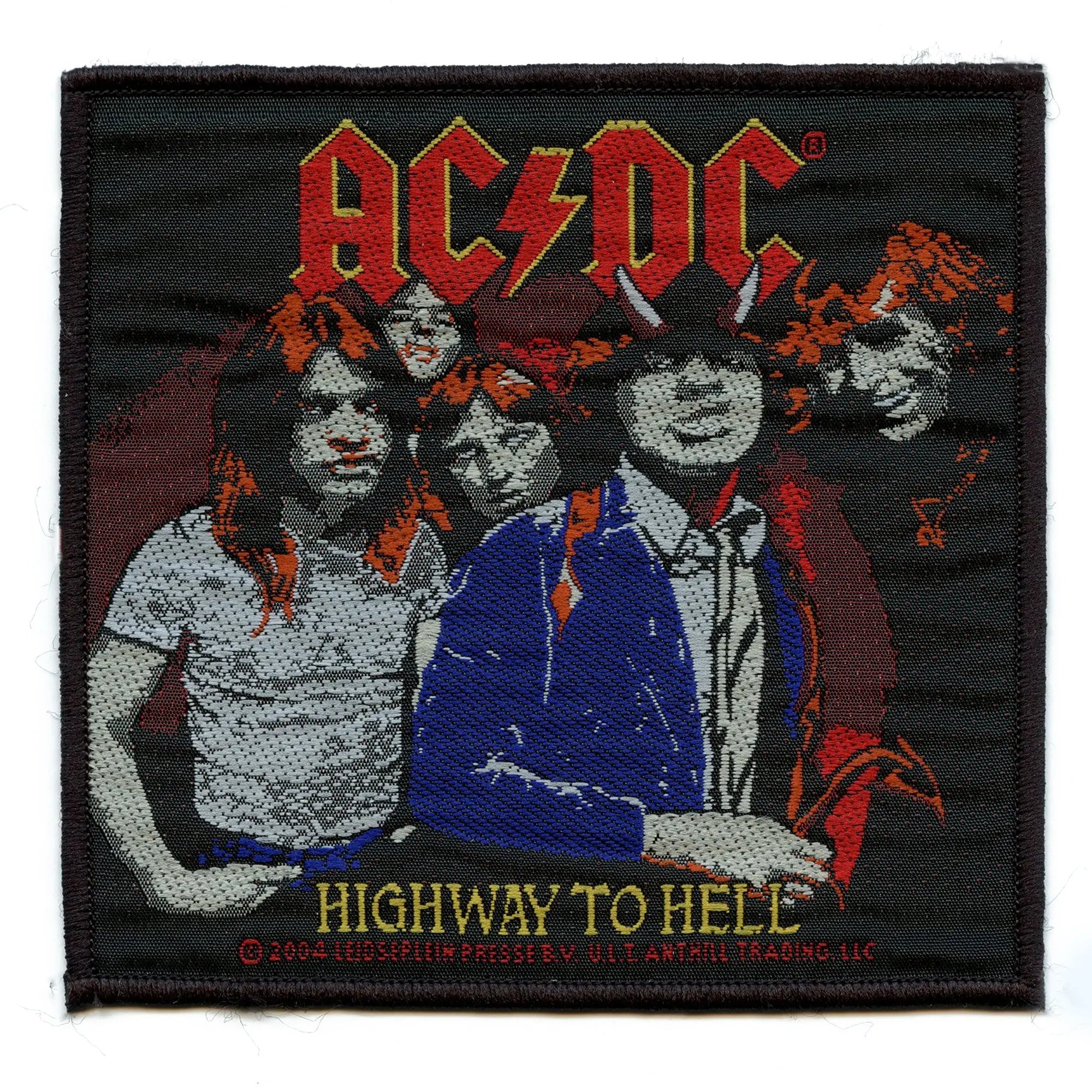 2004 ACDC Highway To Hell Woven Sew On Patch