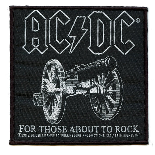 2015 ACDC For Those About To Rock Woven Sew On Patch 