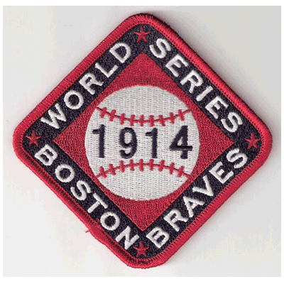 1914 Boston Braves MLB World Series Jersey Patch