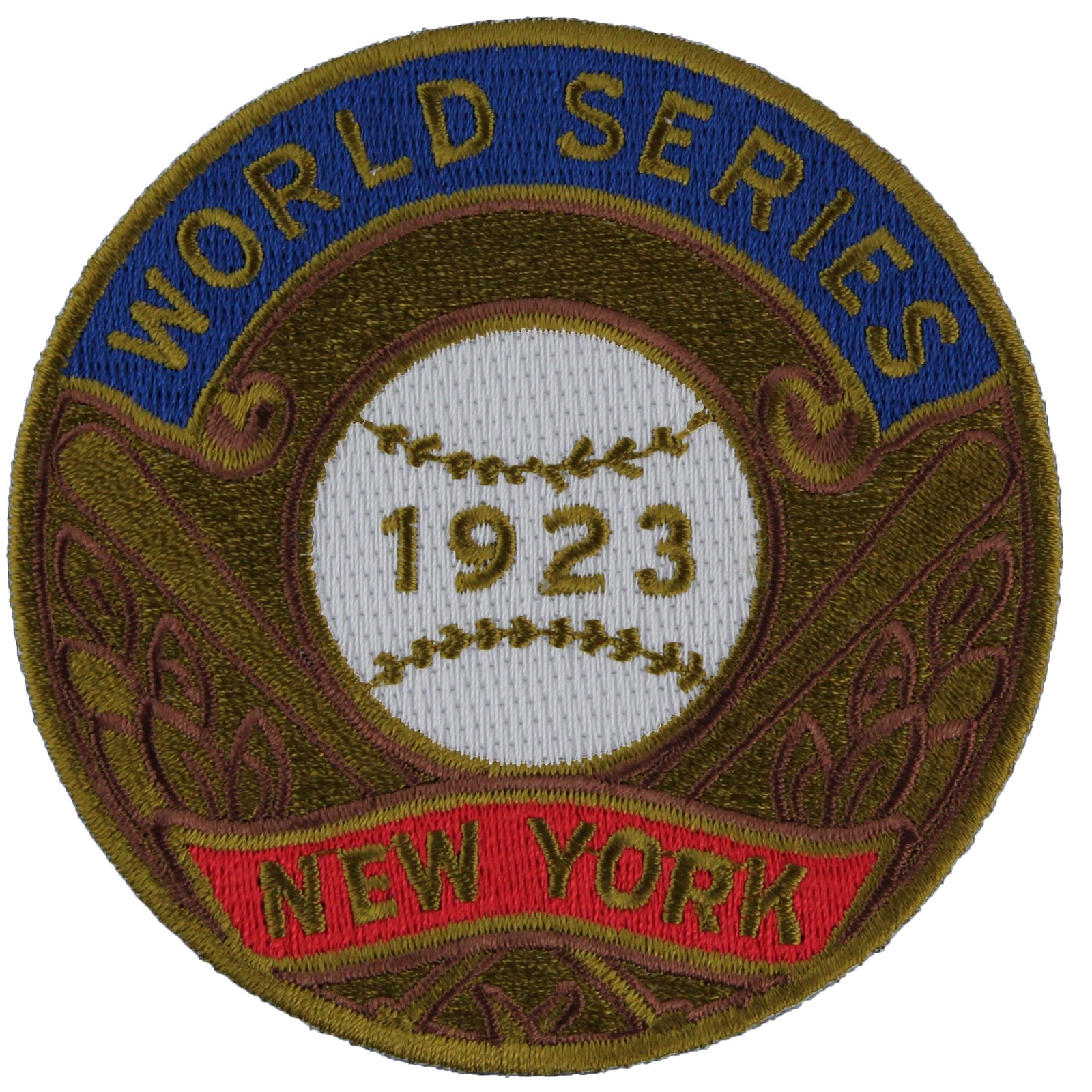 1923 New York Yankees MLB World Series Champions Jersey Logo Patch