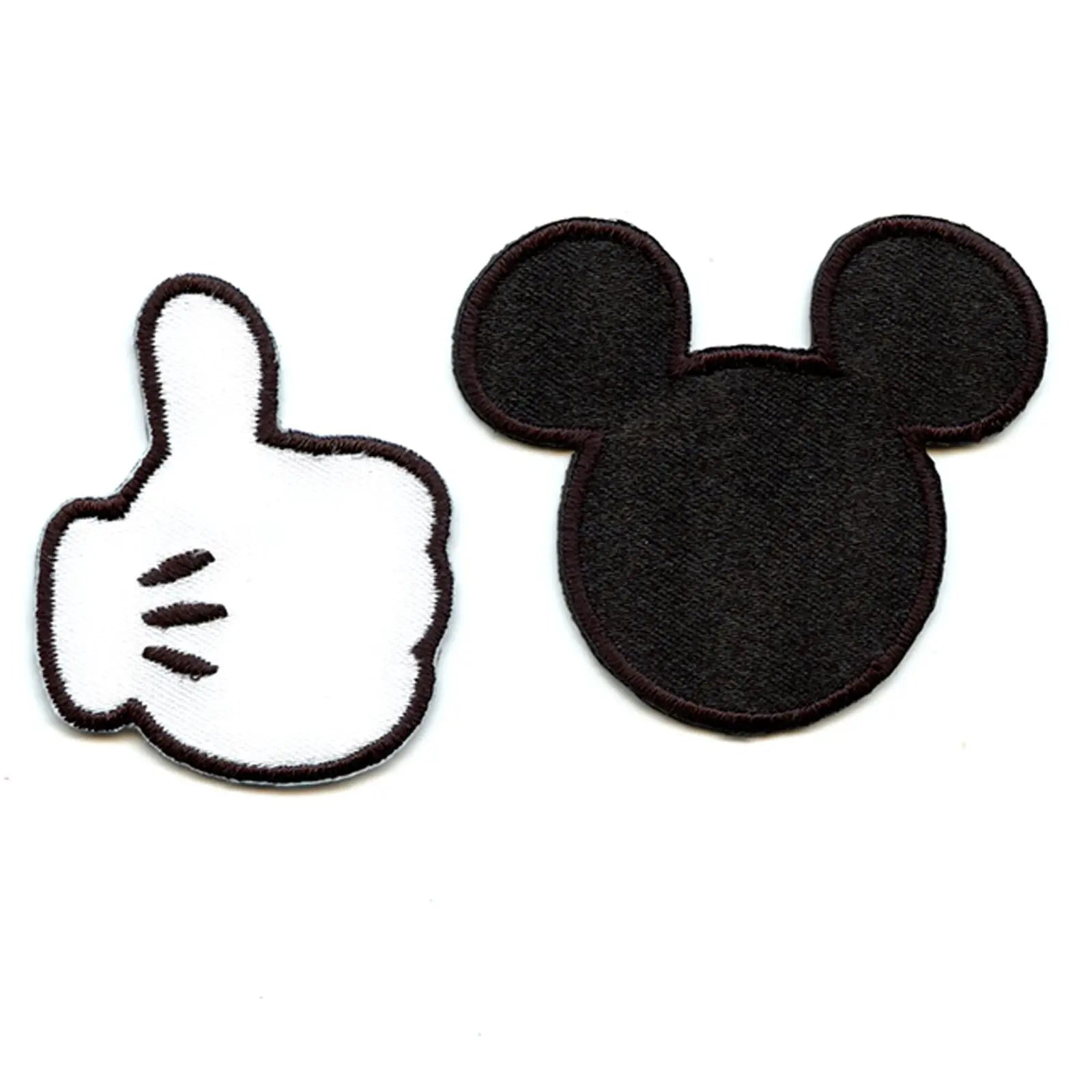 Simplicity Disney 2pc Mickey Silo Thumbs Up Iron-On Applique, 1 Each
