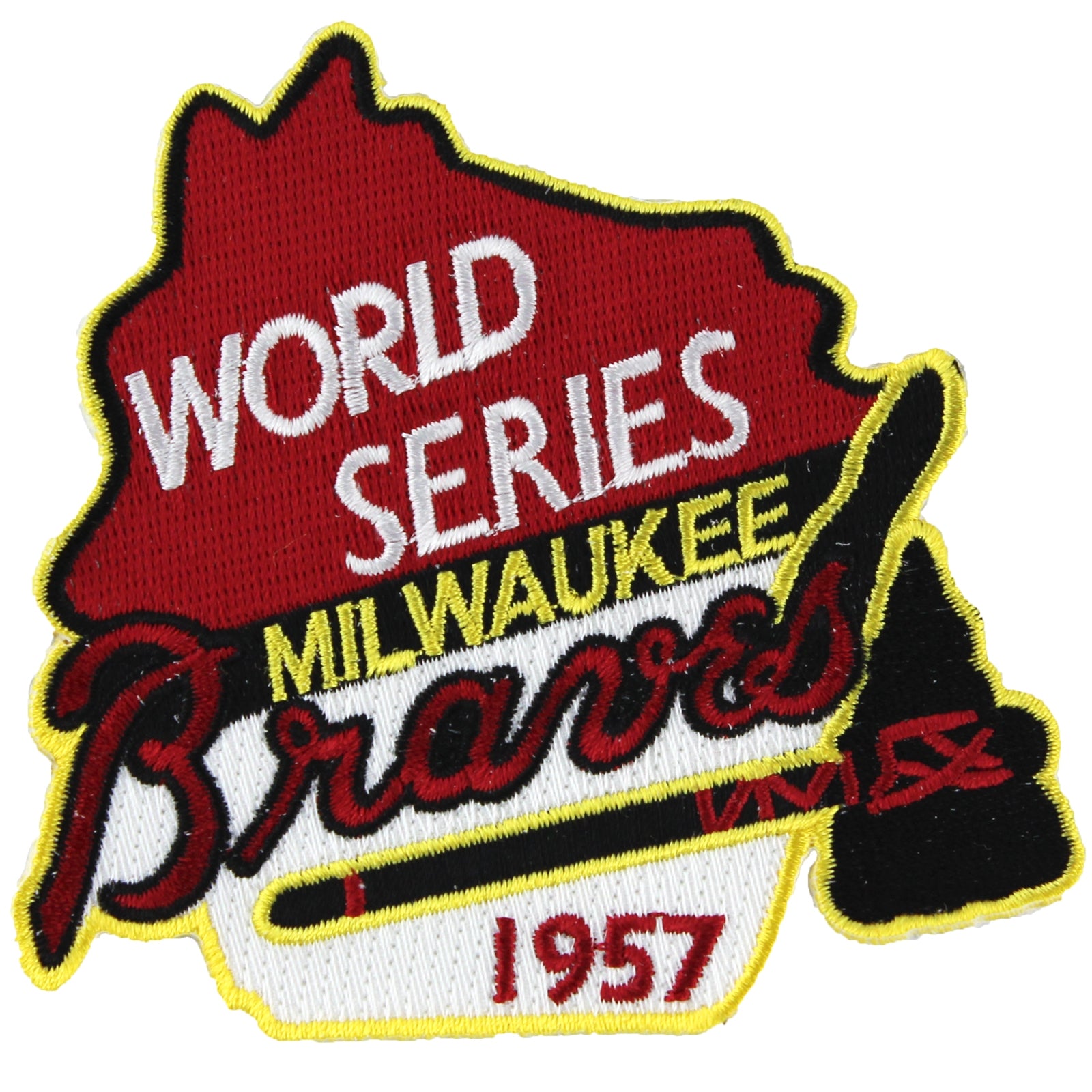 1957 Milwaukee Braves MLB World Series Championship Jersey Patch – Patch  Collection