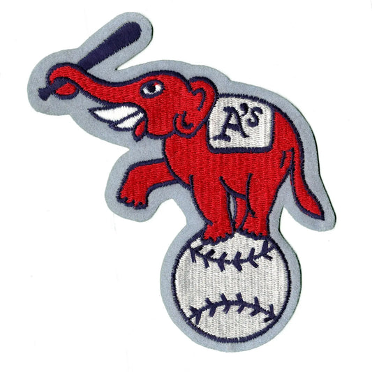 1960s Kansas City Athletics Elephant on Ball Vintage Jersey Patch