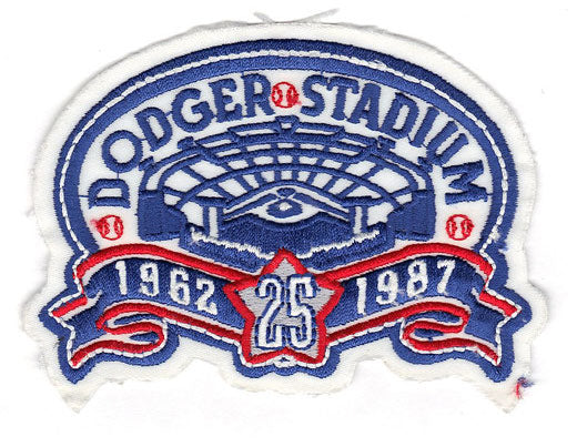 1987 Los Angeles Dodgers Stadium 25th Anniversary Jersey Sleeve