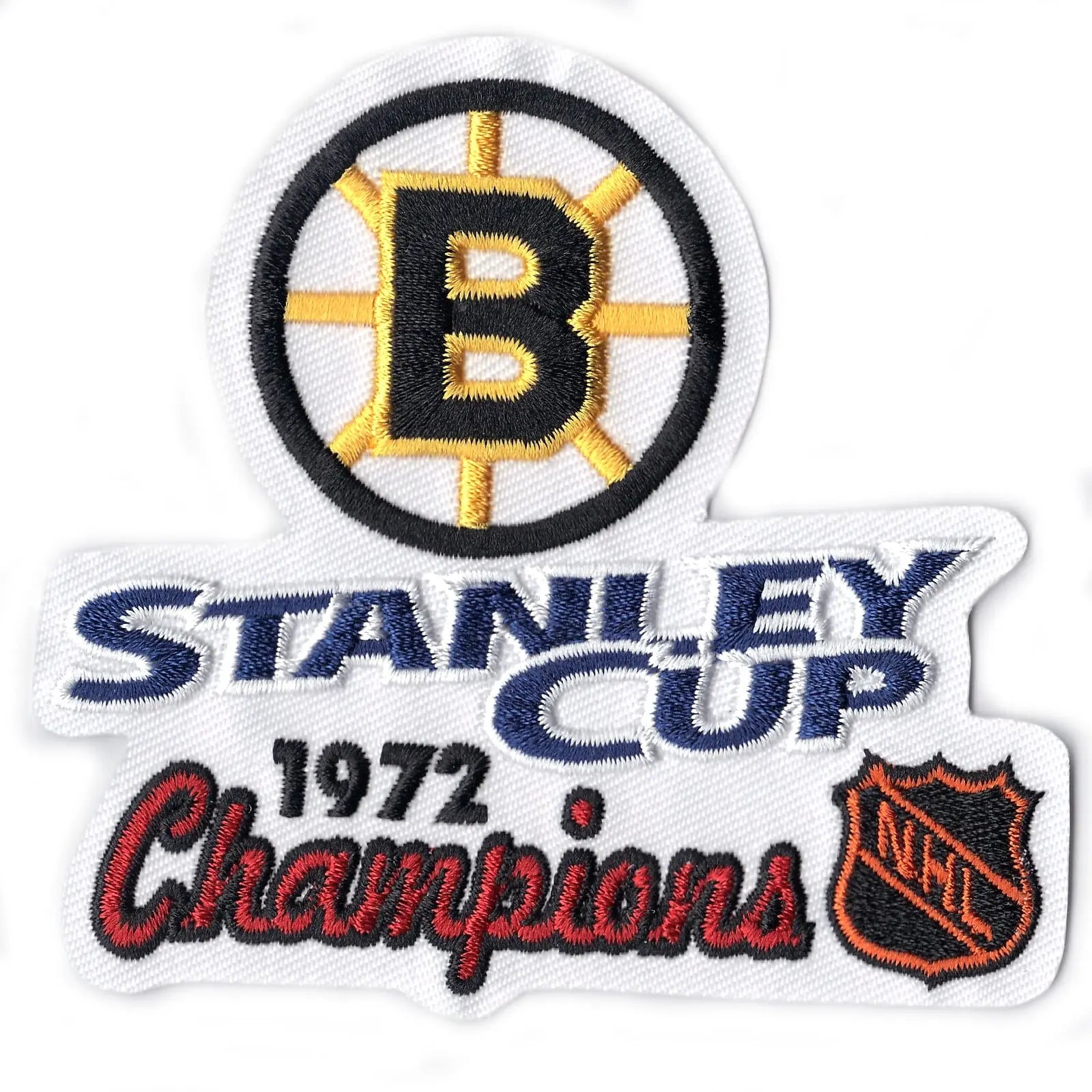 1972 Boston Bruins Stanley Cup Champions Patch