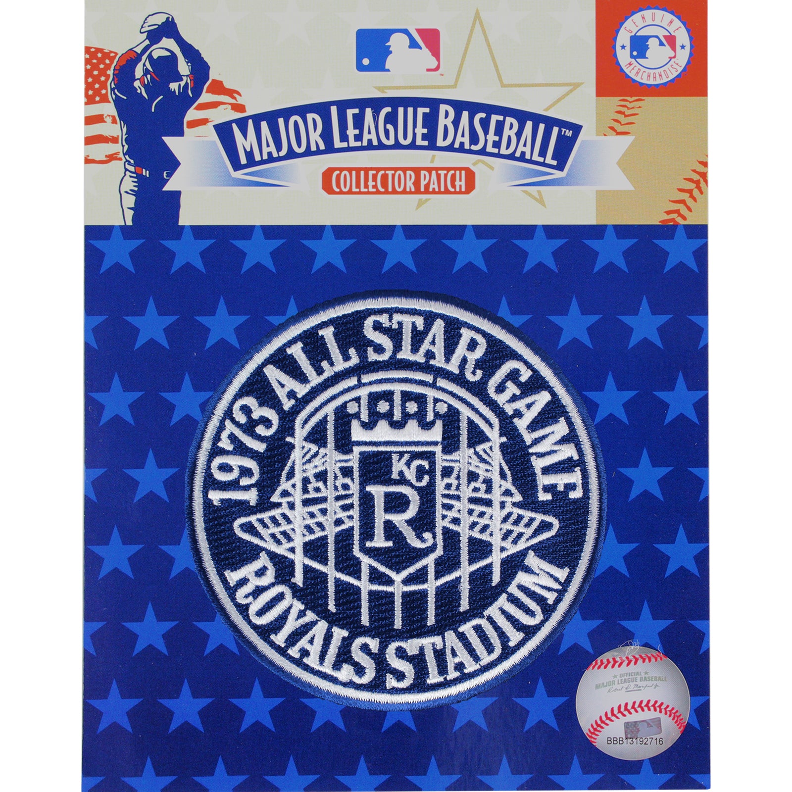 1973 MLB All Star Game Patch Kansas City Royals Stadium Jersey Patch