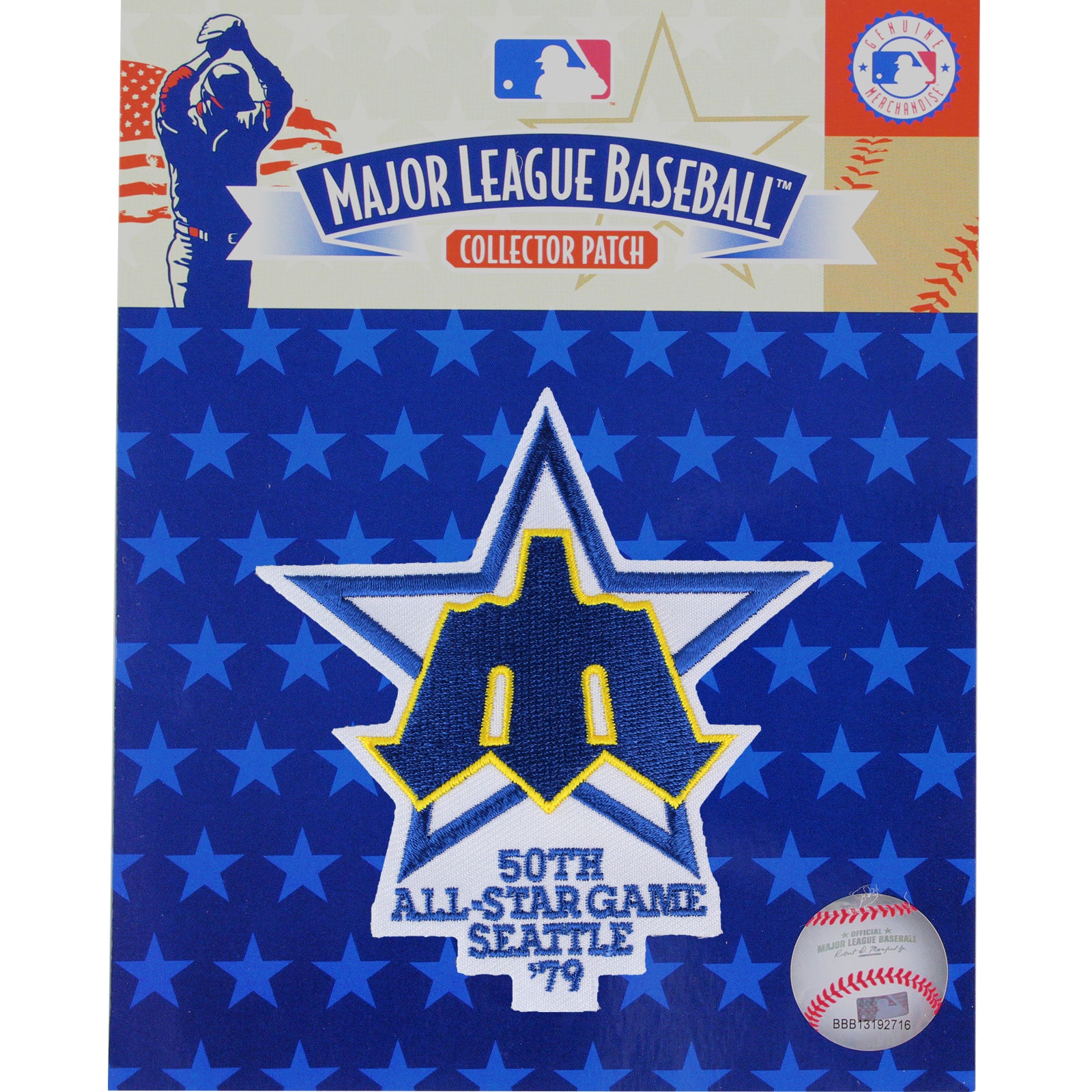 1979 MLB All Star Game Seattle Mariners Kingdome Jersey Patch