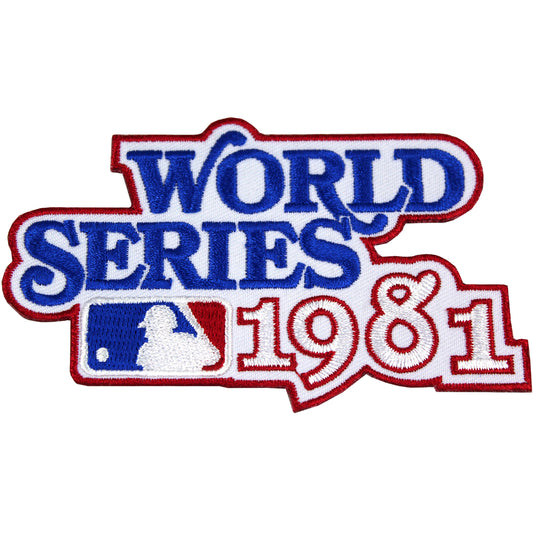 1981 MLB World Series Logo Jersey Patch Los Angeles Dodgers vs. New York Yankees 