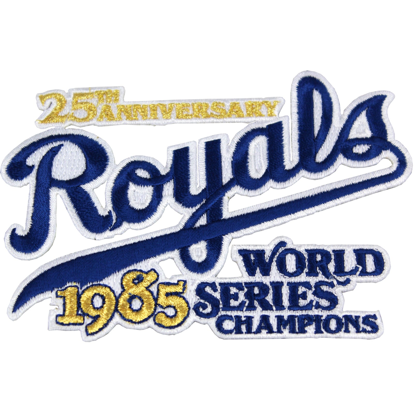 1985 MLB World Series Champions 25th Anniversary Kansas City Royals Jersey Patch