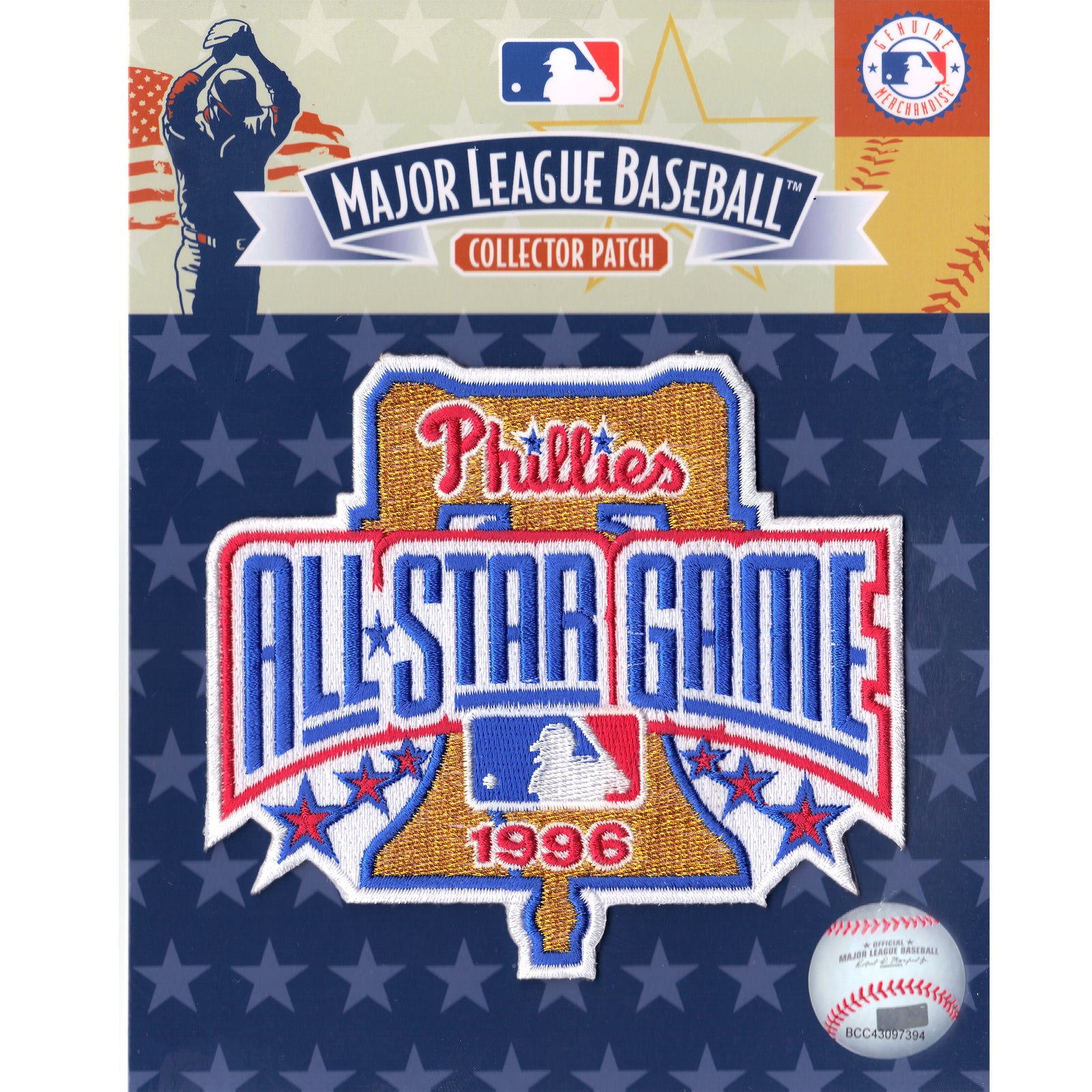 1996 MLB All Star Game Philadelphia Phillies Jersey Patch