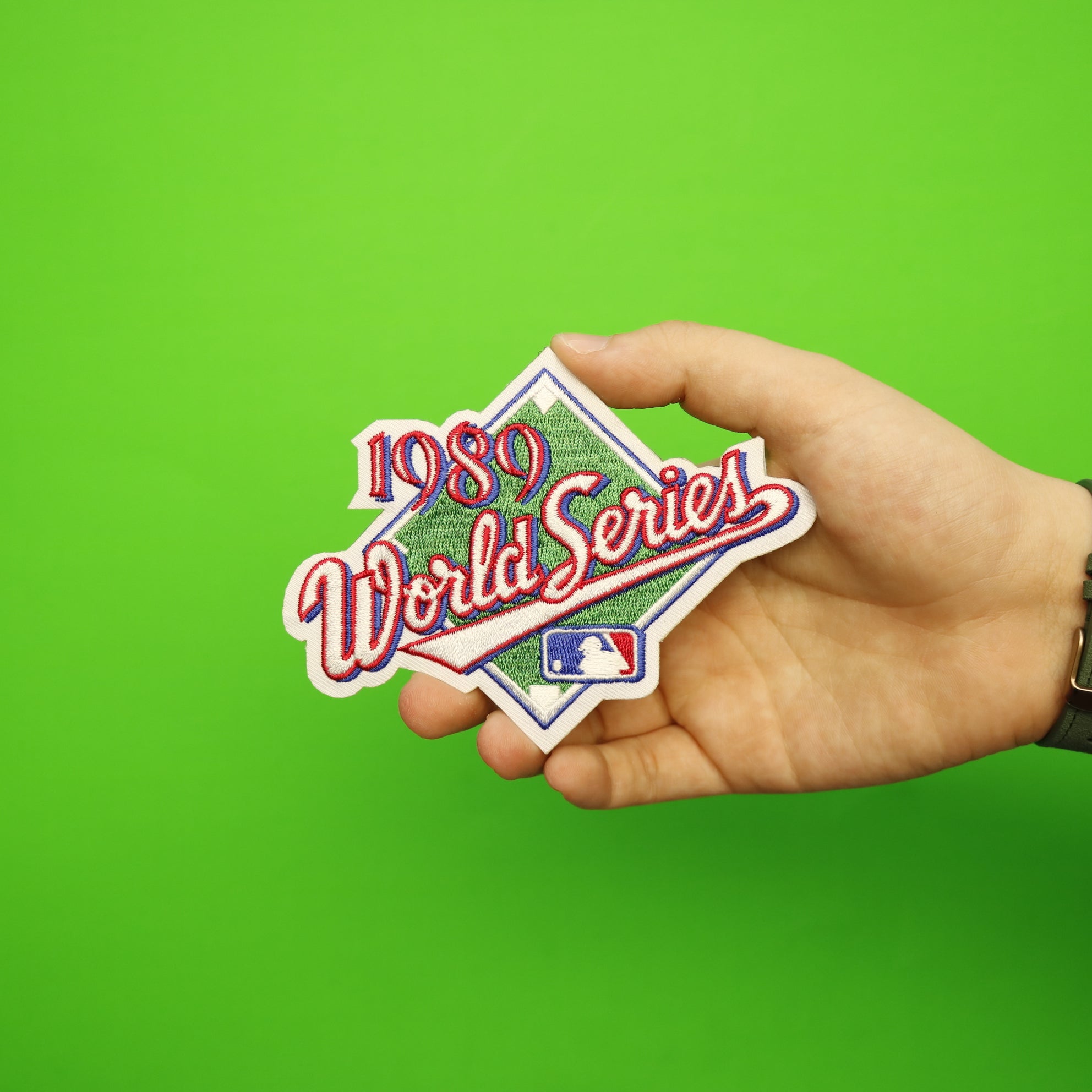 1989 MLB World Series Logo Jersey Patch San Francisco Giants vs. Oakland Athletics