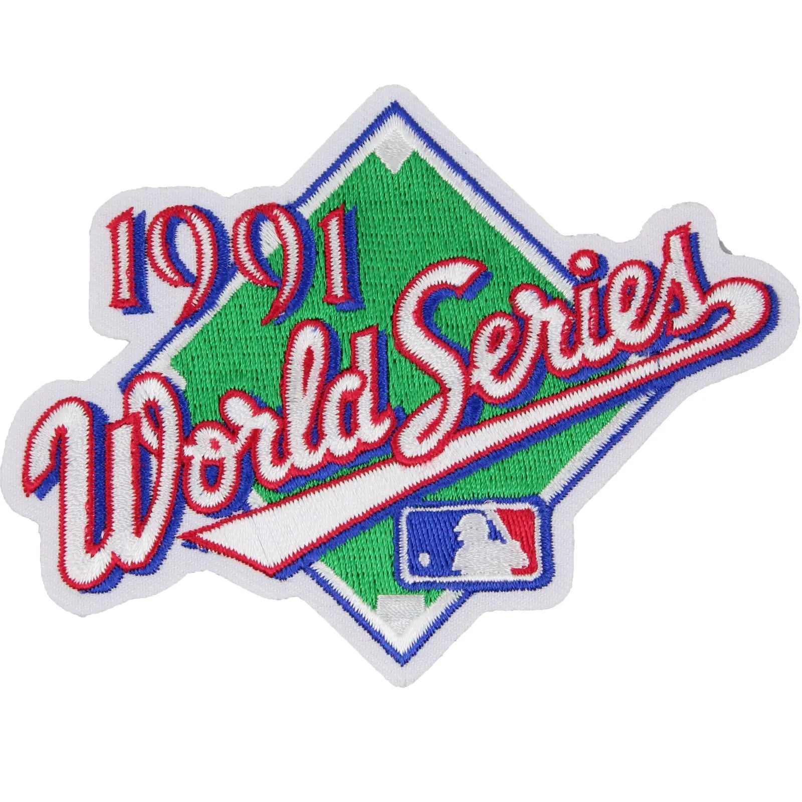 1991 MLB World Series Logo Jersey Patch Atlanta Braves vs 