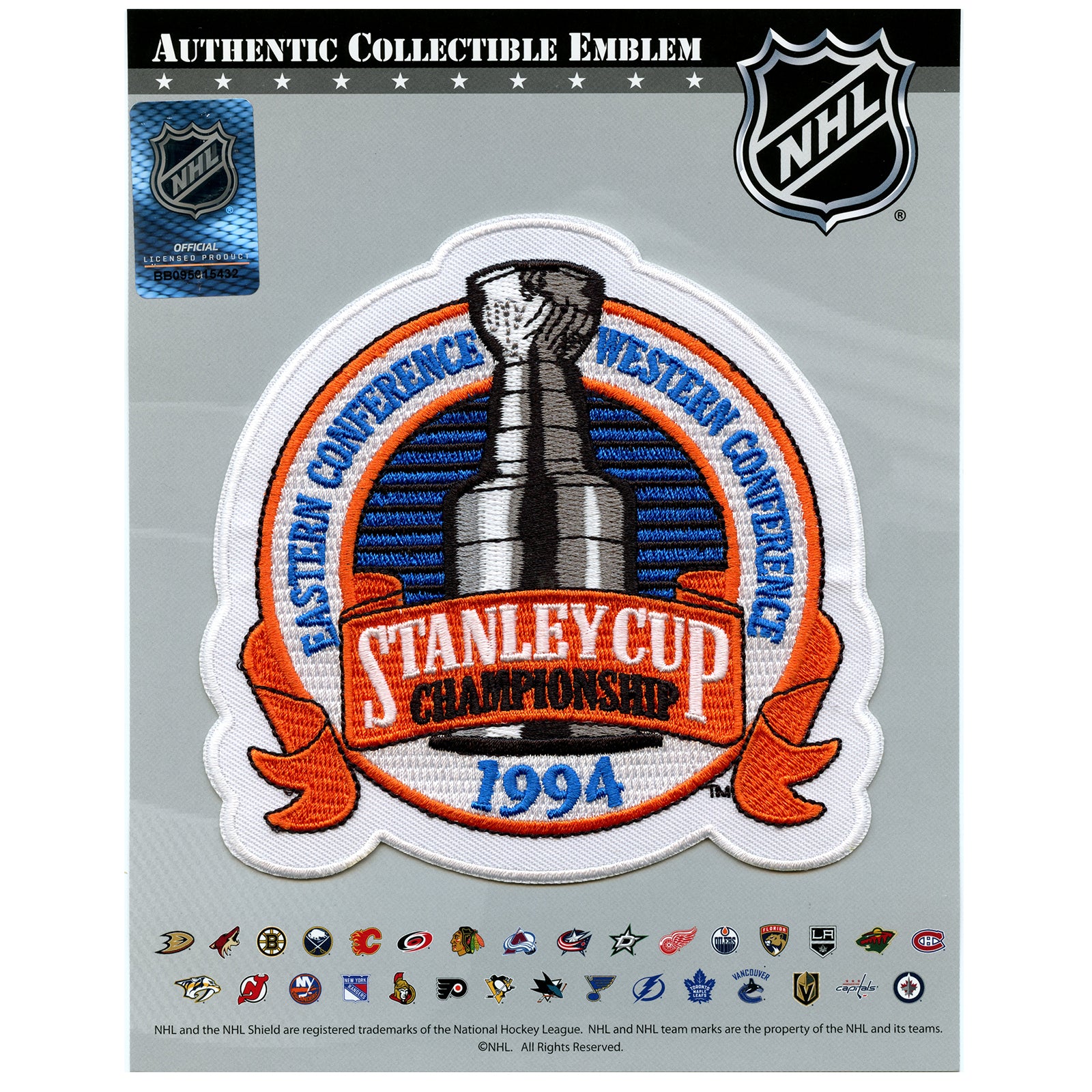 New York Rangers Fanatics Authentic Unsigned 1940 Stanley Cup Champions National Emblem Jersey Patch
