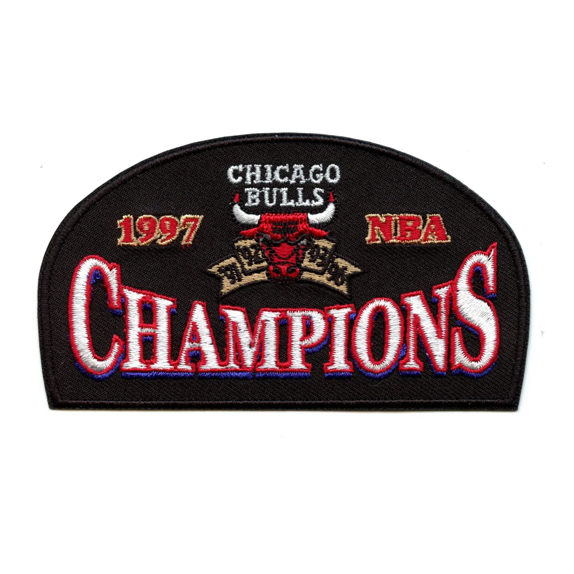 1997 Chicago Bulls NBA World Champions Embroidered Retro Patch