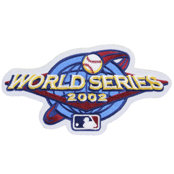 2002 MLB World Series Logo Jersey Patch San Francisco Giants vs. Anaheim Angels 