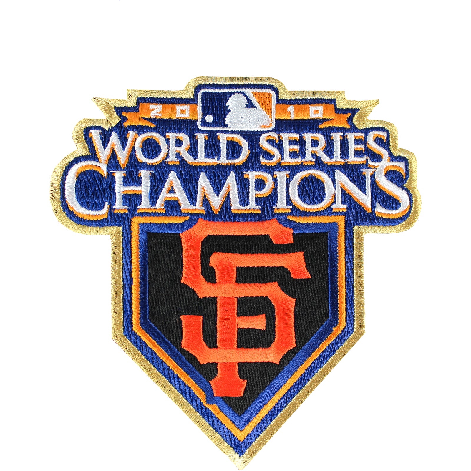 2010 MLB World Series Logo Jersey Sleeve Patch San Francisco Giants vs.  Texas Rangers (White Border)