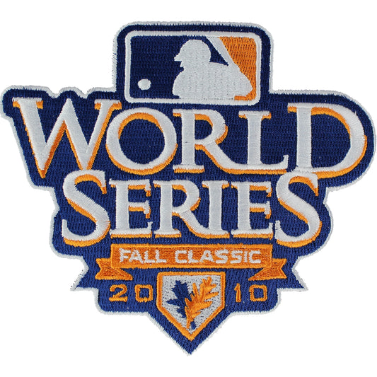 2010 MLB World Series Logo Jersey Sleeve Patch San Francisco Giants vs. Texas Rangers (White Border) 