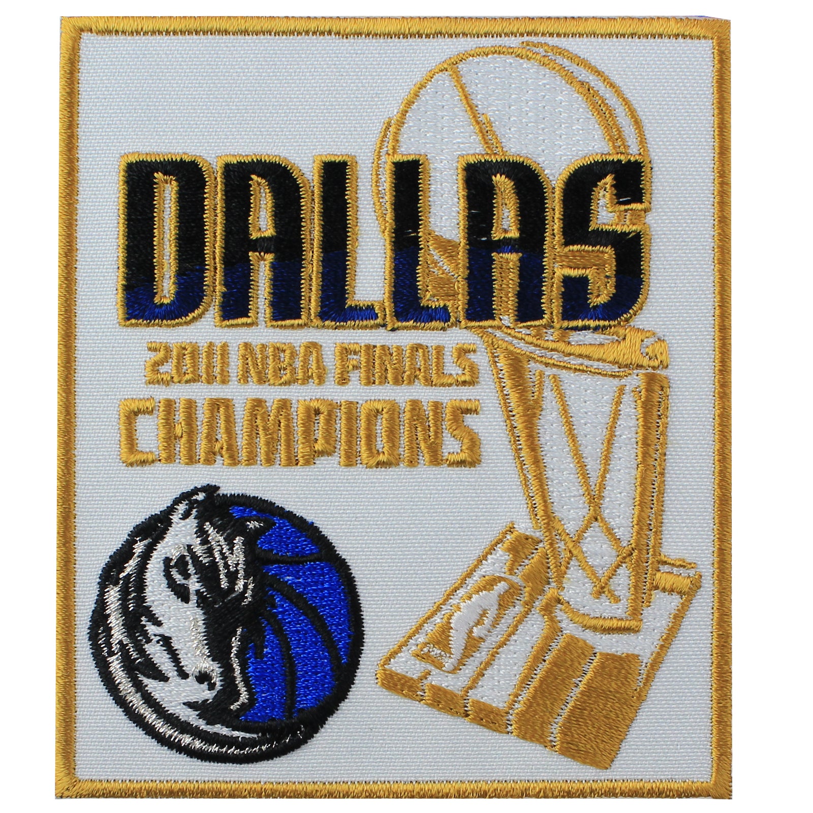 2011 NBA 'The Finals' Championship Patch Dallas Mavericks Miami