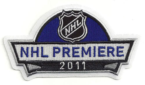 2011 NHL Premiere Opening Game Jersey Patch Anaheim Ducks New York Rangers 