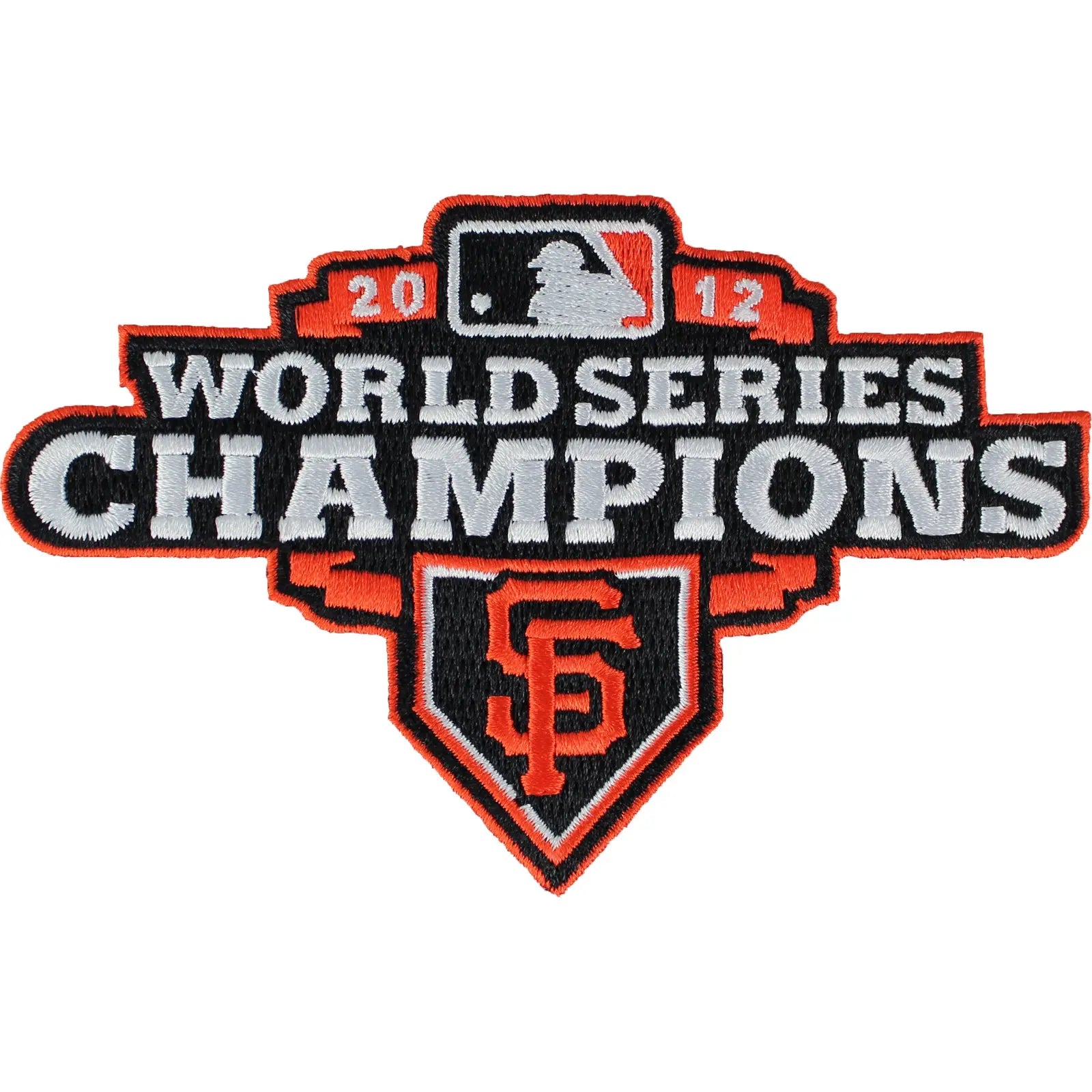 2012 San Francisco Giants MLB World Series Champions Jersey Sleeve