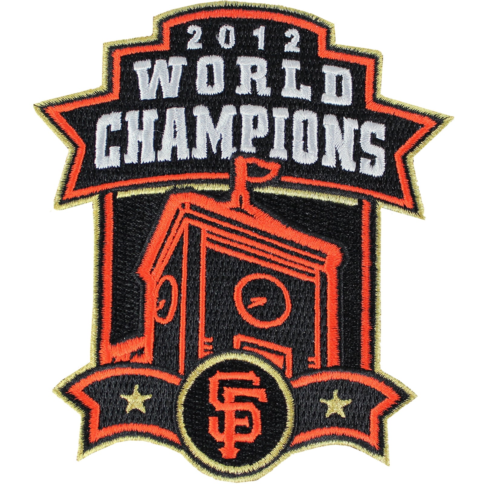 San Francisco Giants 4.5 x 3.5 2012 World Series Commemorative Patch