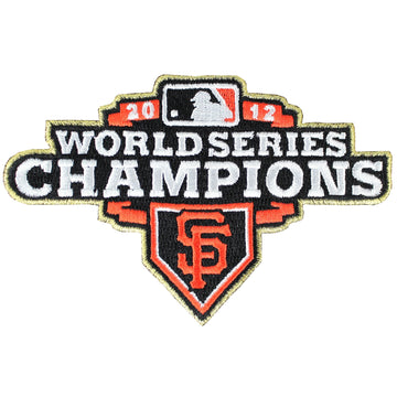2012 San Francisco Giants MLB World Series Champions Logo Jersey Sleeve Patch (2013 Ring Ceremony Version) 