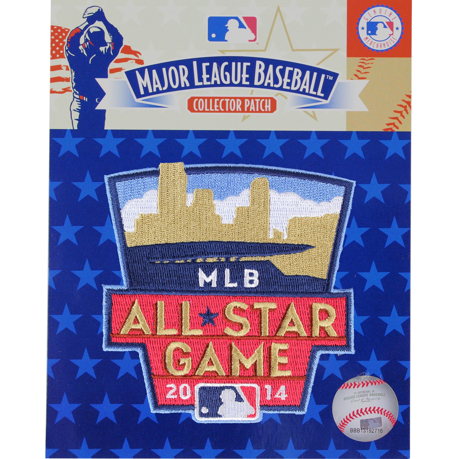 2014 MLB All-star Game Jersey Patch In Minnesota Twins (Target Field)