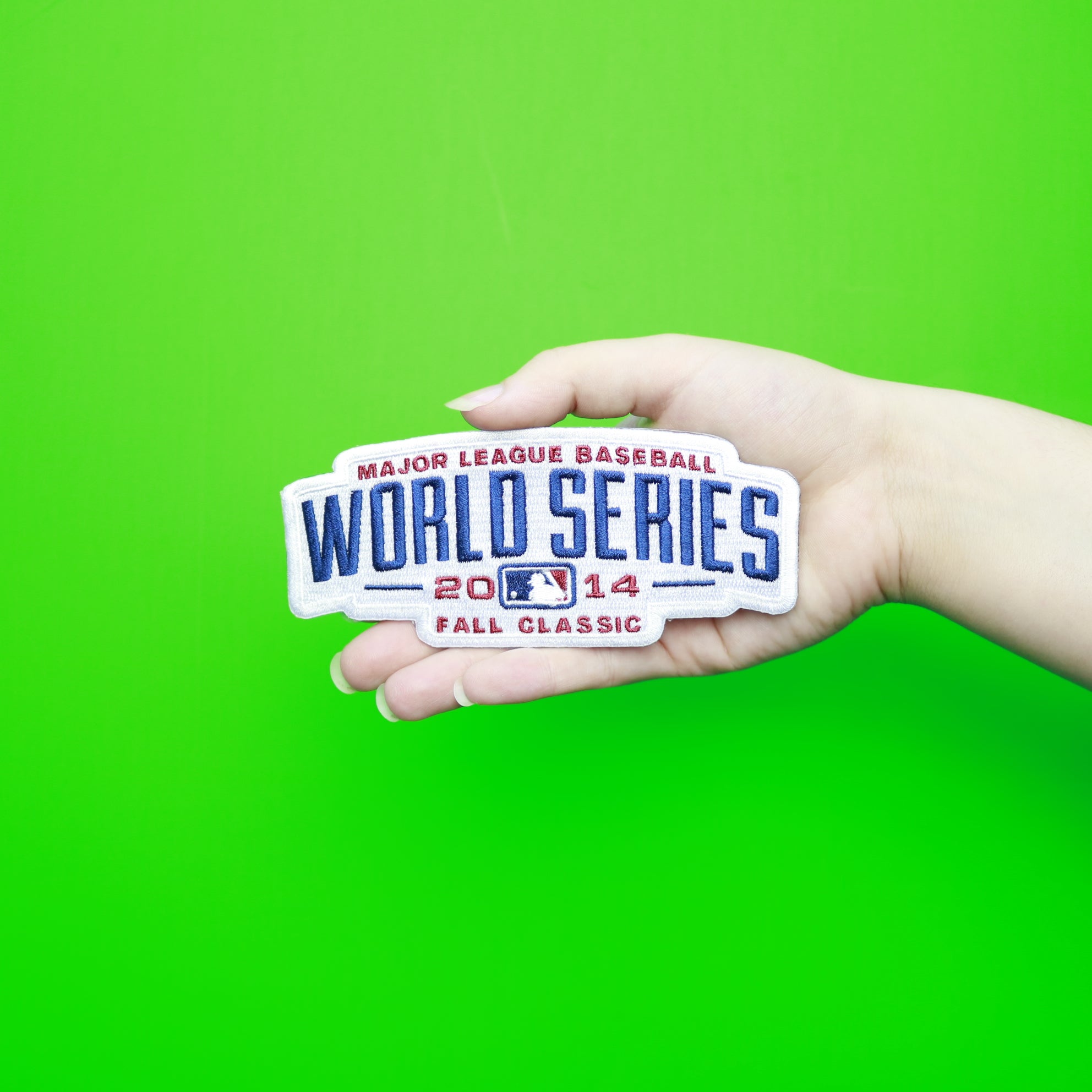 2014 MLB World Series Logo Jersey Sleeve Patch (Kansas City Royals vs. San Francisco Giants)