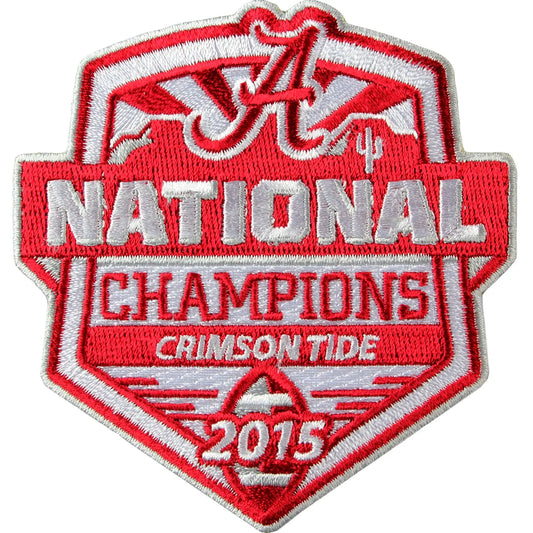2015 Alabama Crimson Tide 2016 College National Champions Game Jersey Patch NCAA 
