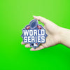 2015 MLB Official World Series Jersey TPU Patch Game Worn Version New York Mets Kansas City Royals 