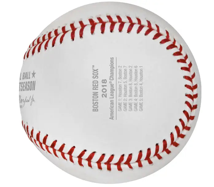 2018 Boston Red Sox World Series AL Champions Baseball Rawlings