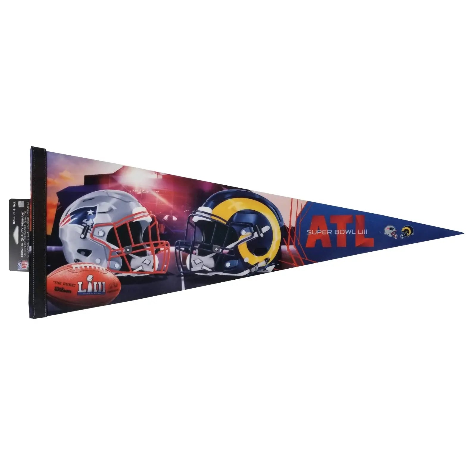 Super Bowl LIII 2019 Football Championship Party Pennant Wall