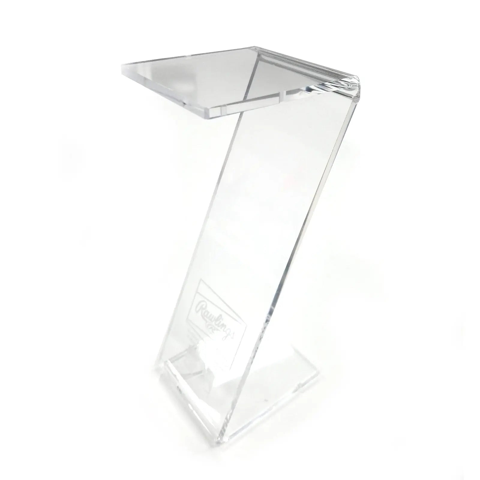 ACRYLIC DISPLAY EASEL STAND: Closed Back - Chicago Cop Shop