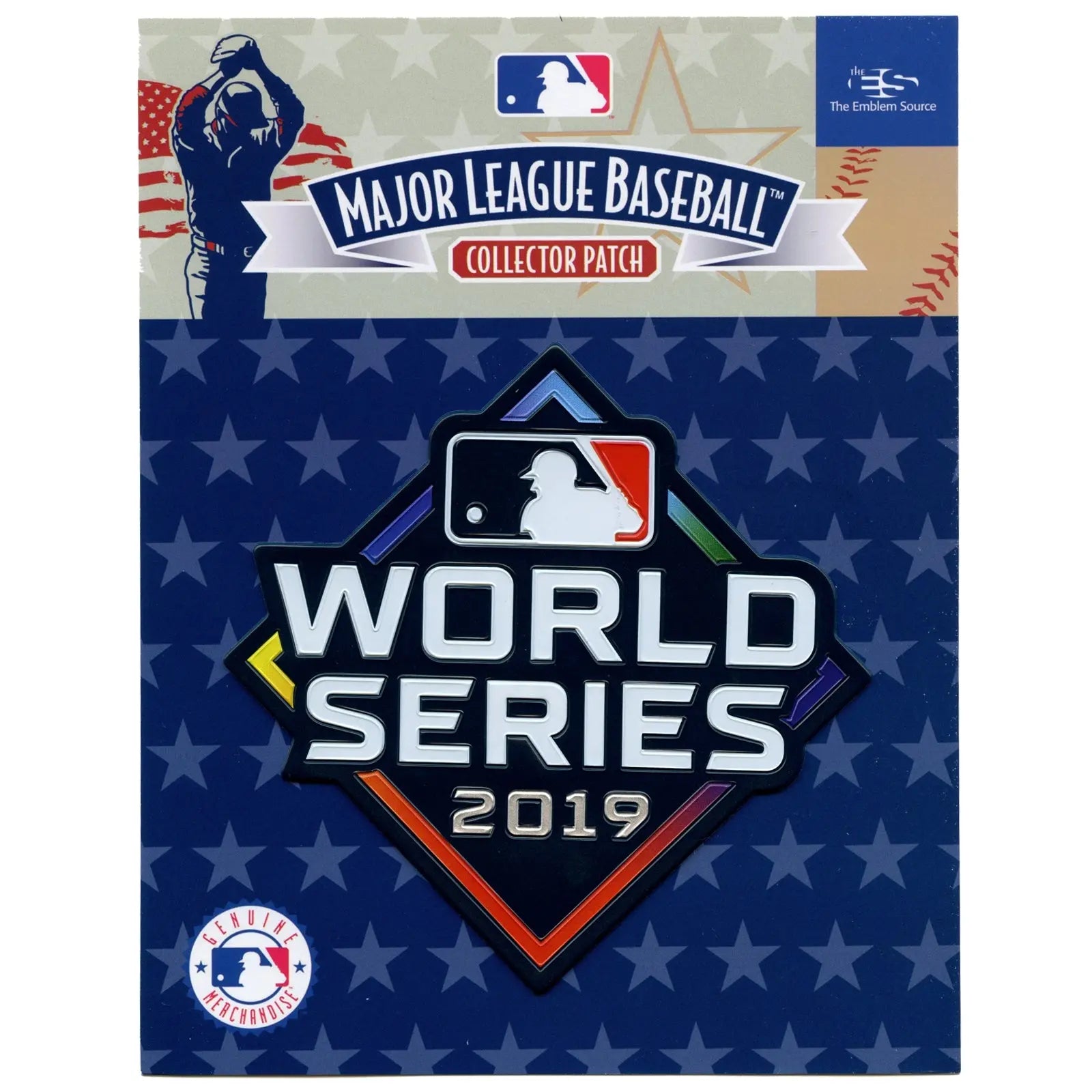 2019 MLB World Series Emboss Tech Jersey Patch Washington Nationals Houston Astros