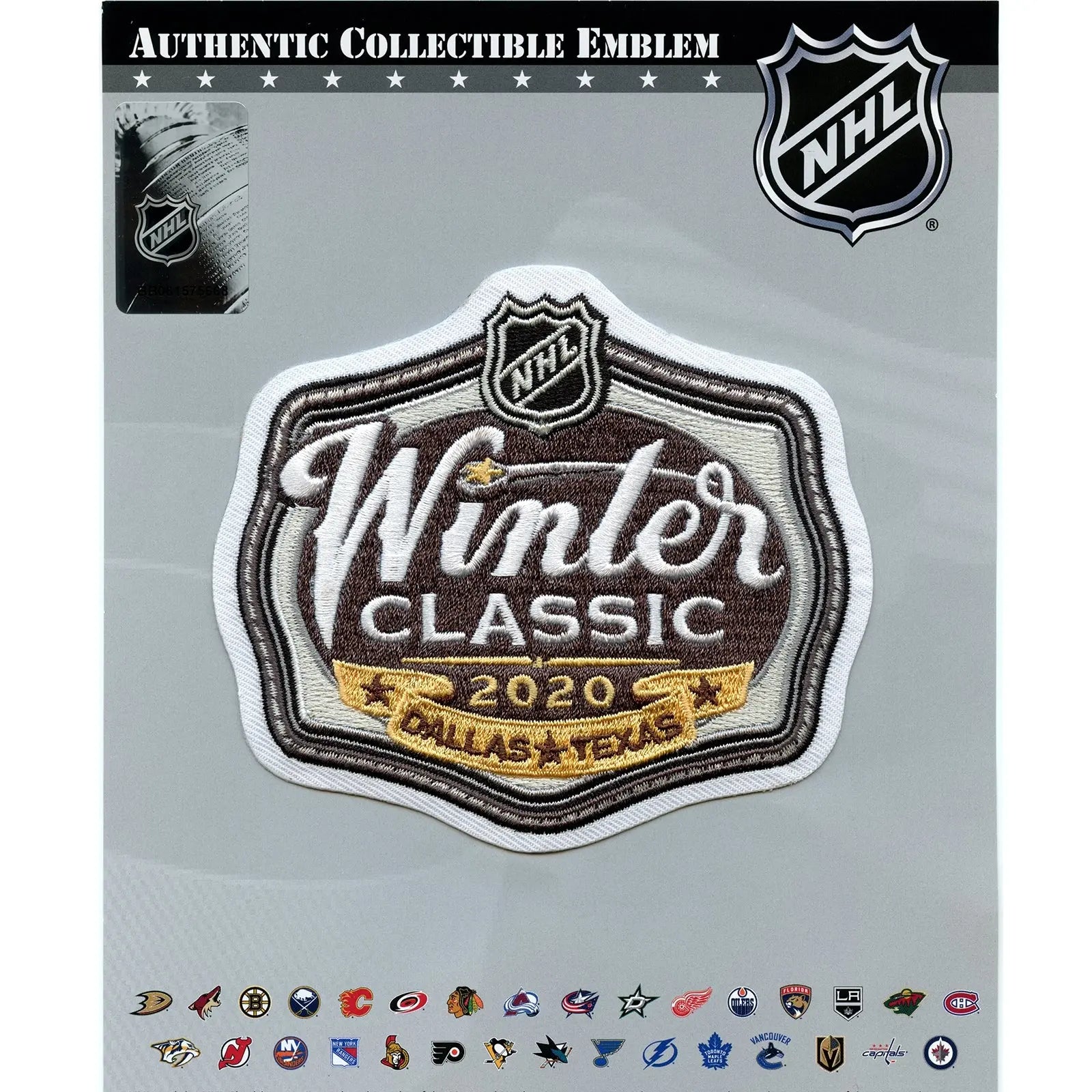 2020 NHL Winter Classic Embroidered Patch Dallas Texas Nashville Predators vs Dallas Stars