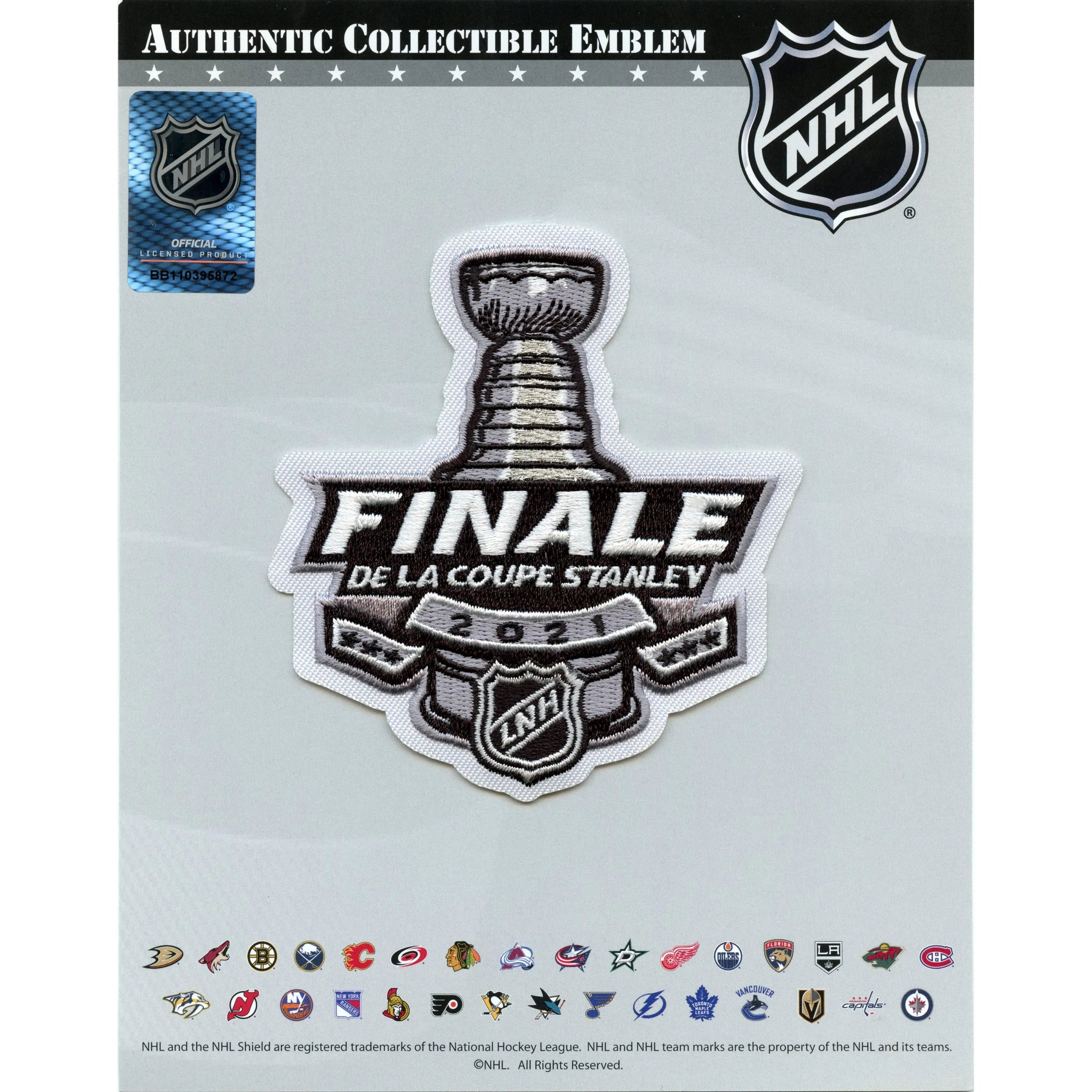 2021 NHL Stanley Cup Final Jersey Patch French Version Montreal Canadiens