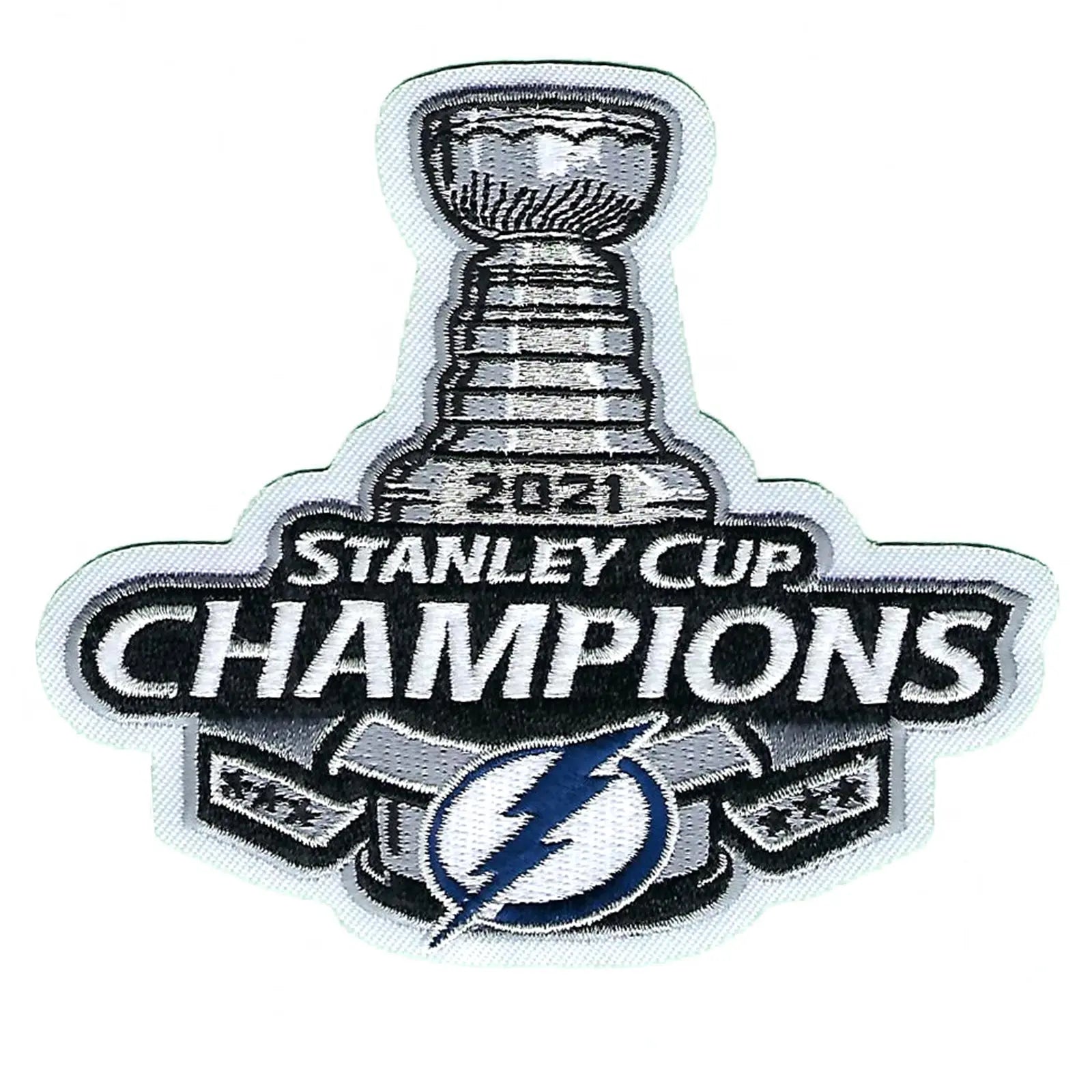 2021 NHL Stanley Cup Final Champions Tampa Bay Lightning Commemorative Jersey Patch