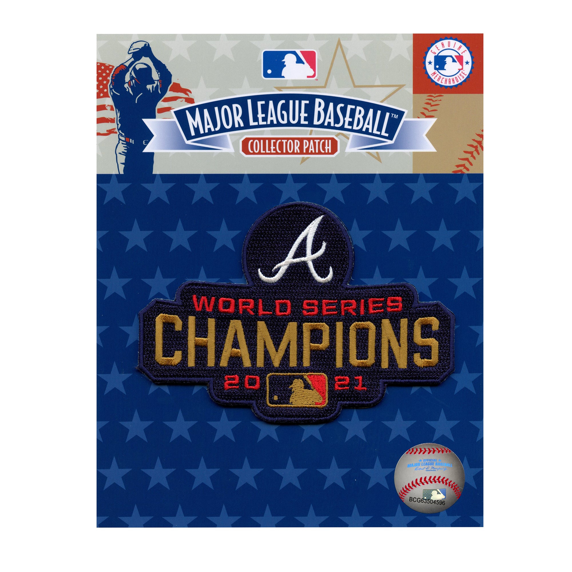 Officially Licensed Atlanta Braves 2021 WS Champs Bronze Coin & Photo -  20352720