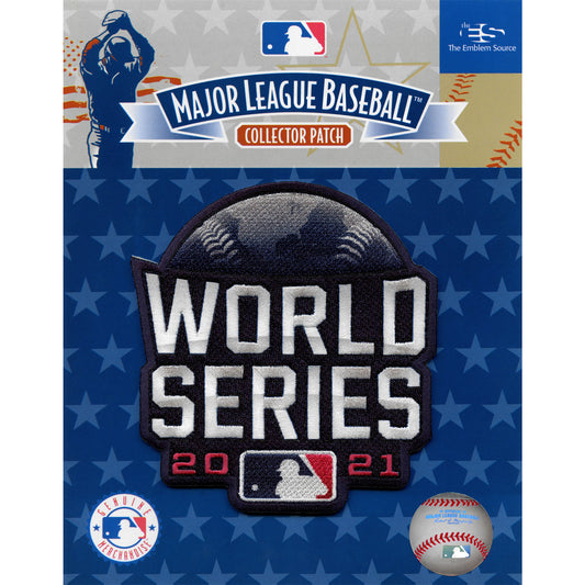 2021 MLB World Series Logo Embroidered Jersey Patch Houston Astros Atlanta Braves 