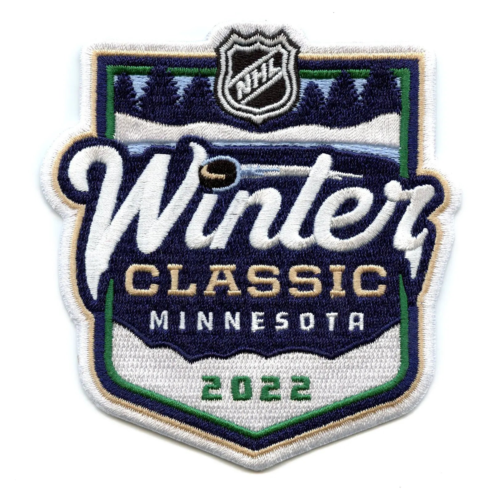 2022 NHL Winter Classic Jersey Patch Minnesota Wild vs. St. Louis Blues