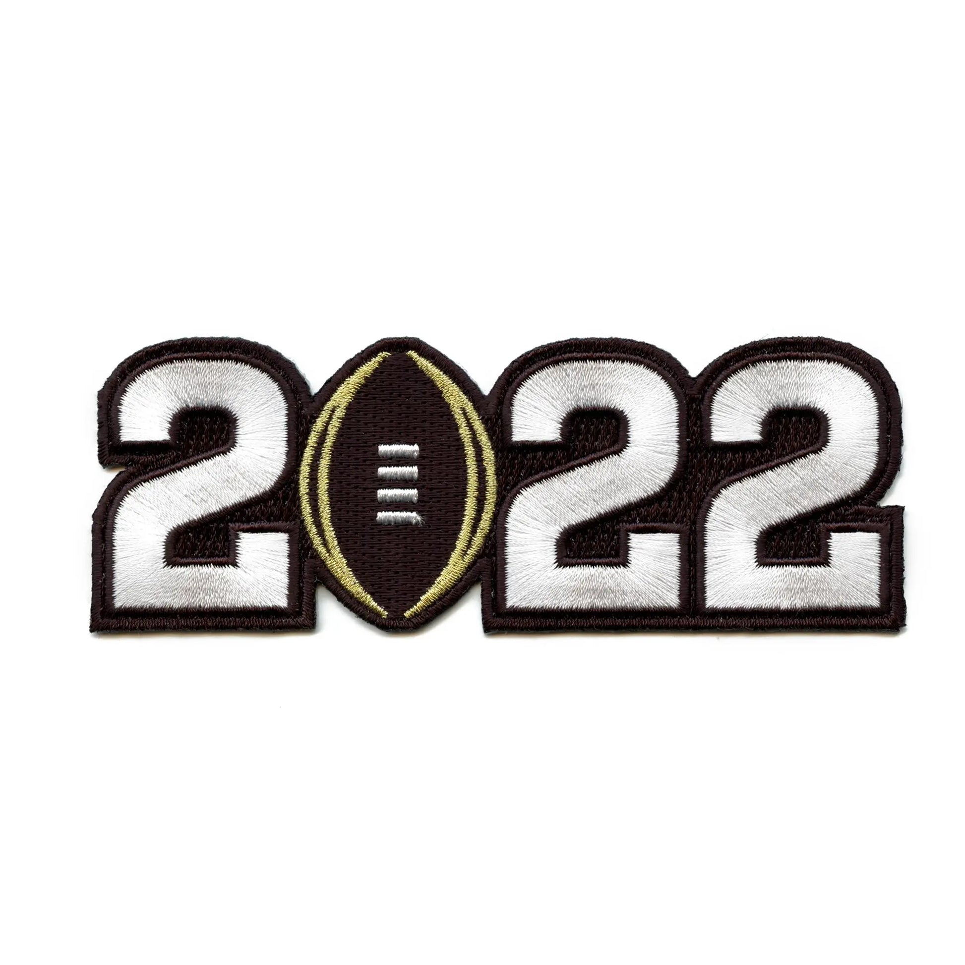 2022 College National Championship Game Jersey Patch Georgia Alabama 