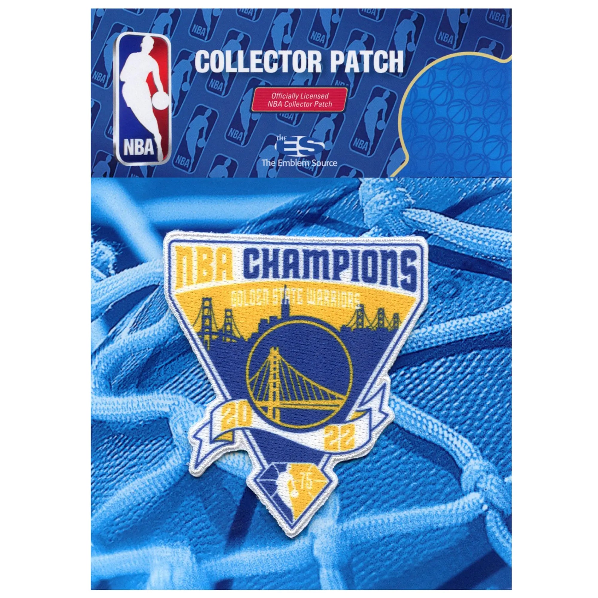 2022 NBA Finals Champions Golden State Warriors 75th Skyline Patch